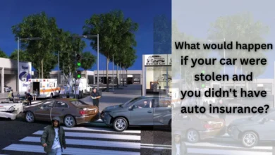 What would happen if your car were stolen and you didn't have auto insurance?